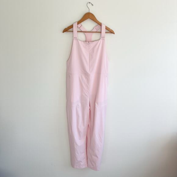 Lululemon WovenAir Pink Strawberry Milkshake Jumpsuit Overalls, Size 8 - Picture 3 of 11